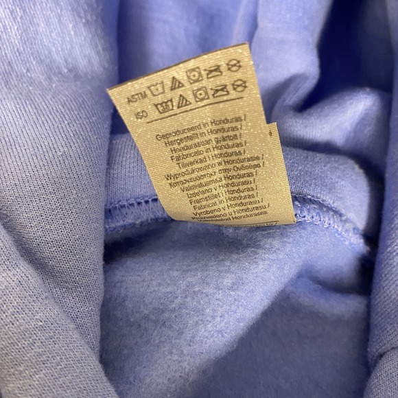 Iron Mountain Hoodie Michigan Girl Womens 2XL Blue Gildan Heavy Blend Sweatshirt - Picture 7 of 13